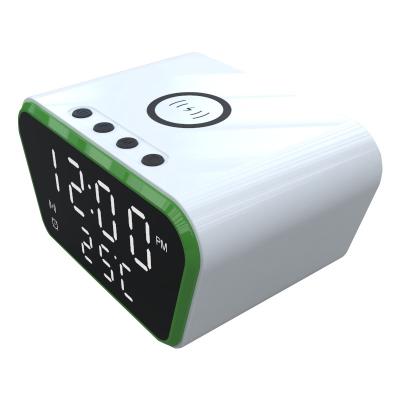 China GTIMLMC High Speed Digital Alarm Clock Products Trend Wireless Charger 15W 10W Qi Bedside Calendar Clock Board With Wireless Charger for sale