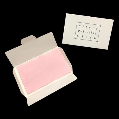 China Wholesale Anti Tarnish Gold custom made viable Sterling Silver Polishing Cloth with logo for sale