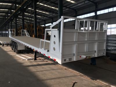 China 3 Achsen Flatbed Semi-Trailer Die vielseitigste Wahl für schwere Lasten zu verkaufen