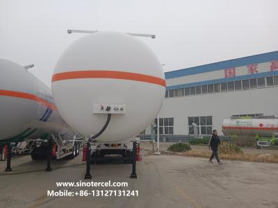 China 30CBM -60CBM Semi Tanker Trailer Pentane Semi Trailer 3 Axles for sale