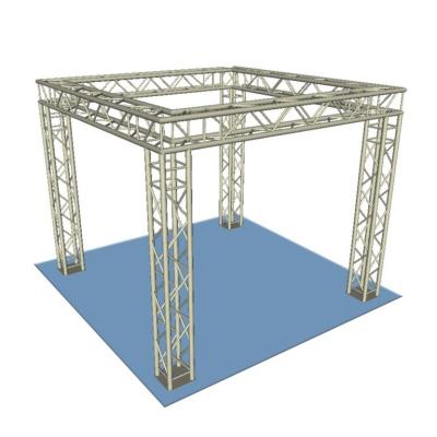 China 220x220mm Deco Exhibition Display Box Truss System aluminum 3m x 3m x 2.5m Exhibition truss Box-T1 for sale