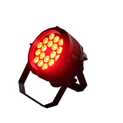 China Rgbwa+uv Waterproof Stage Lighting DMX512 Party DJ Light 18X12W Stage Uplight RGBWA UV 6IN1 LED Par Light for sale
