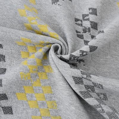 China China Factory Jacquard Fabric 100% Polyester Double Knitted Stretch For Mattress Cover for sale