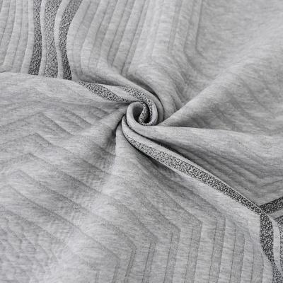 China China Factory Jacquard Fabric 100% Polyester Double Knitted Stretch For Mattress Cover for sale