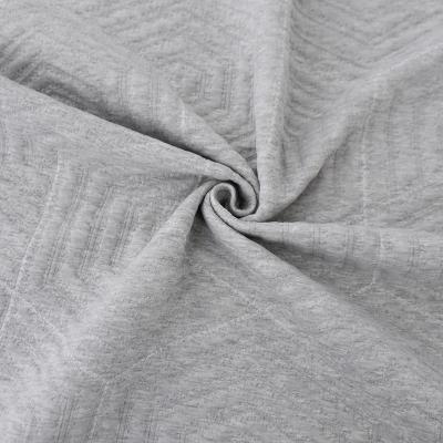 China China Factory Jacquard Fabric 100% Polyester Double Knitted Stretch For Mattress Cover for sale