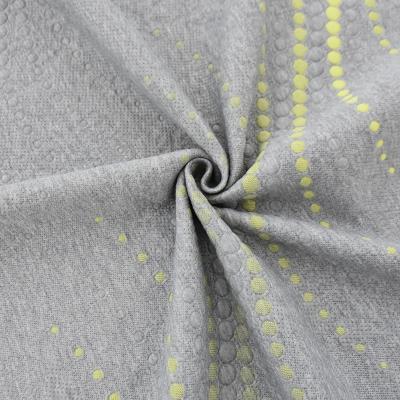 China China Factory Jacquard Fabric 100% Polyester Double Knitted Stretch For Mattress Cover for sale