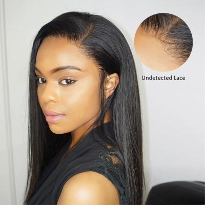 China Hd Shiny Good Quality Straight Transparent Bone Hair 100% Virgin Human Hair Wholesale Human Hair Wig for sale