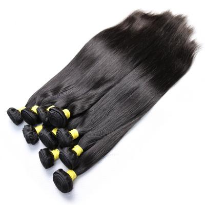 China Shiny Human Hair Cuticle Weave Extensions Brazilian Straight Hair Indian Straight Hair Weave Extensions Natural for sale