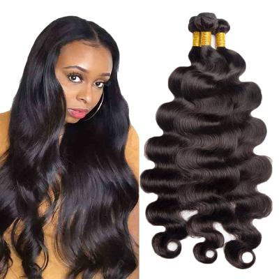 China Shining Best Long Unprocessed Indian Body Wave Bundles Wholesale Virgin Hair Vendors Double Drawn Indian Hair Weaves Raw Virgin Hair for sale