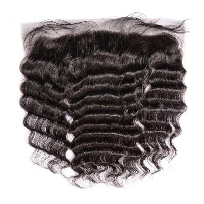 China Cheap Wholesale Shiny Brazilian Remy Hair 13*4 Nature Wave HD Lace Frontal Closure Brazilian Swiss Lace Hair 100% Free Shipping for sale
