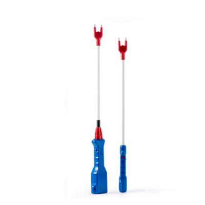 China Livestock Farm Outdoor Waterproof Portable High Voltage Electric Push Livestock Animal Prodder For Farmer Equipment for sale