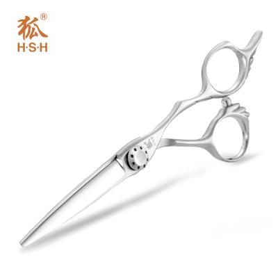 Chine Poignée japonaise de la gravure 440C en acier de ciseaux spéciaux argentés de coiffure à vendre