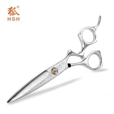Chine Lame large de éclaircissement de grand arc de haute précision de ciseaux de cheveux en acier lisses à vendre