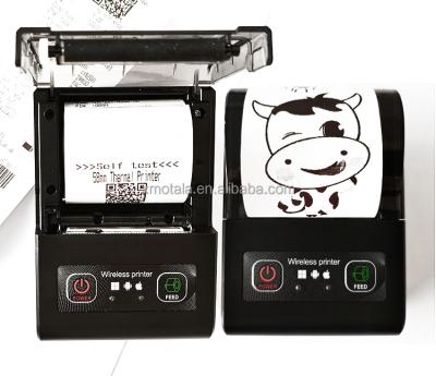 China Black 58 Mm Portable Mini Thermal Printer With High Printing Speed Mobile Receipt Printer for sale