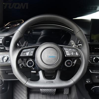 China Armadura llana perforada 350m m del volante de Audi R8 del cuero suave en venta