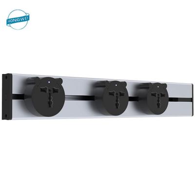 China Residential / Multipurpose Power Bar Socket Electric Orbital Radio Embedded Wall Mounted Flexible Outlet for sale