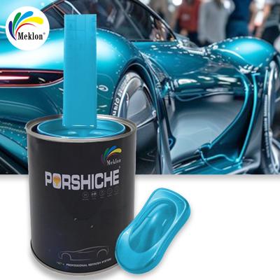 China Eco-Friendly Greenish Blue 1K Auto Paint Basecocat for sale