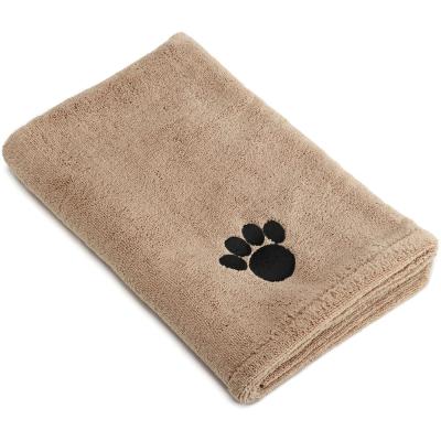 China Microfiber Pet Small Animals Pet Cats Dogs Super Absorbent Quick Dry Cleaning Towel Custom Pet Supplies for sale