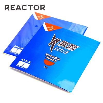 China ITTF Ckylin Approved Reactor Ping Pong Professional Rubber High Speed Spin Customized Logo for sale