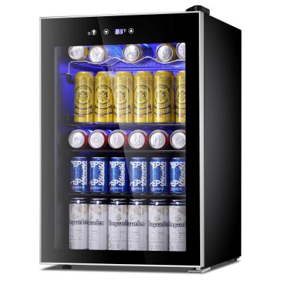 China Professional wholesale custom made 128L hotel wine bottle cooler refrigerator with compressor ETL,LFGB,RoHS for sale