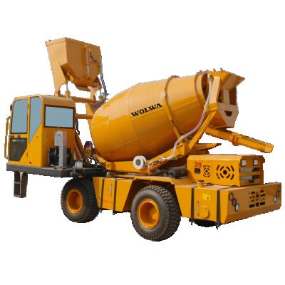 China Farms 3CBM Self Loading Concrete Mixer Truck GNJB300 for sale