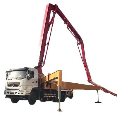 China Factory Price Large Concrete Mixer Mobile Concrete Pump Truck With 1.6m 0.6m3 Feeding Size Wolwa for sale