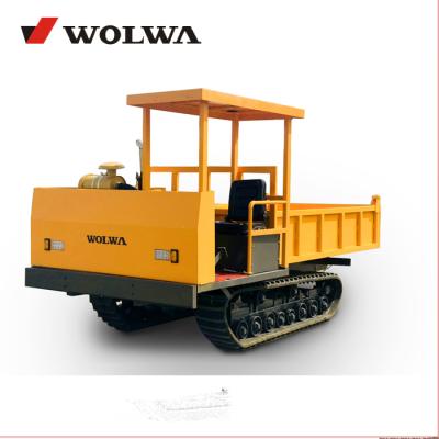 China Construction Material Stores Mini Small Track Crawler Dumper With Rubber Track for sale