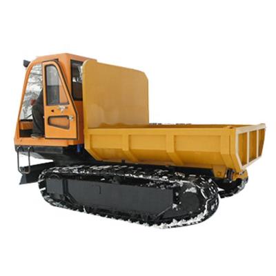 China 6 Tons Crawler Trucks Dump With Big Discount Price Large Capacity From Chinese Dump Truck Manufacturer < 4L for sale