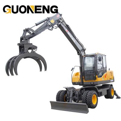 China Retail 500kg Load Weight Log Loader With 360 Degree Rotation Grapple for sale