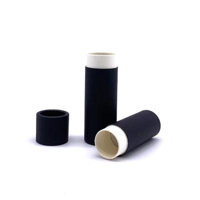 China Recycled Materials Kraft Biodegradable Cardboard Air Freshener Packaging Lift Up Paper Tube for sale