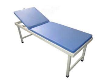 China Manual medical examination couch steel spraying simple examination bed blue for sale