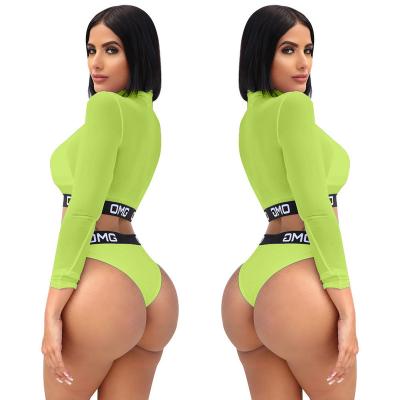 China Breathable Hot Selling One Piece Swimsuit Long Sleeve Swimwear Beach Wear One Piece Suits Summer Swimwear for sale