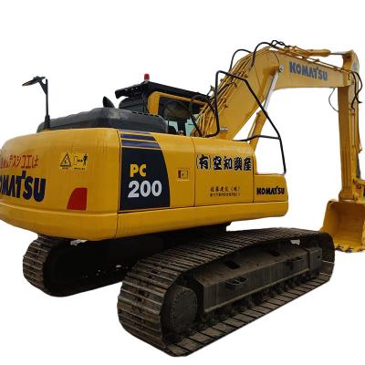 China Artículo caliente en la excavadora Komatsu PC200 de segunda mano con 3.1/4.2/5.5km/h Velocidad de marcha en venta