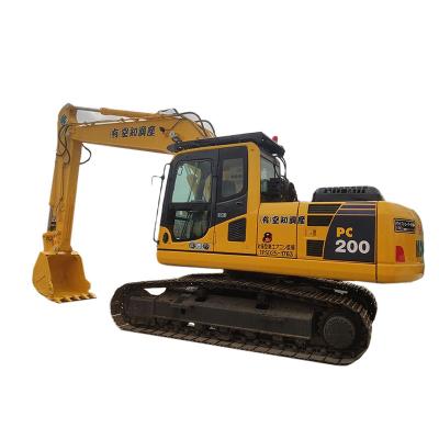 China Excavadora Komatsu PC200-8 de segunda mano en color original con cilindro hidráulico en venta