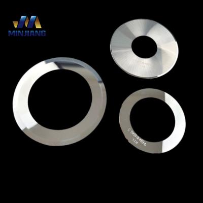 China Lithium Industry Cemented Carbide Circular Slitting Knife 100*65*0.7mm for sale