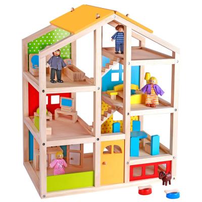 China Large Wooden Education Dolls Room Furniture for sale