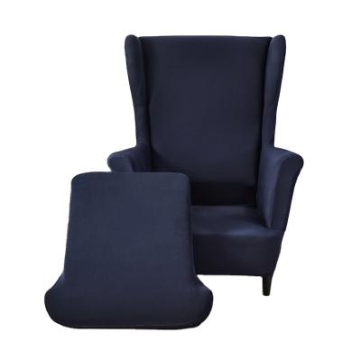 China Durable Reusable Comfortable Throne High Back Chair Armrest Covers X Large Size Wingback Chair Cover Large Dining 1 Seater Chair Cover for sale
