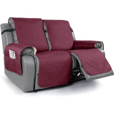 China CLASSIC 1/2/3 Seater Recliner Sofa Cover Reversible Furniture Protector Dog Sofa Cover Recliner Chair Cover for sale