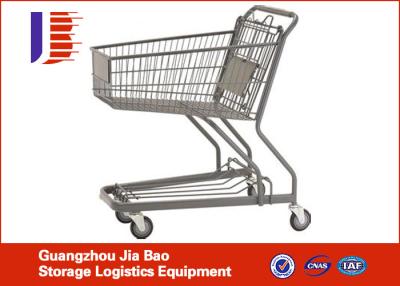 China 4-wielen Supermarktboodschappenwagentjes 80L met Hoge Capaciteit Te koop