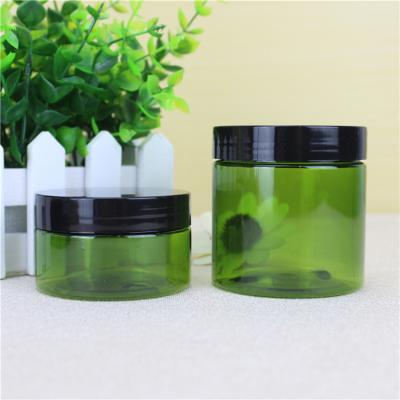 Cina Tagli i barattoli di plastica dell'ANIMALE DOMESTICO crema del cappuccio, piccoli barattoli di plastica di 16g/25g con i coperchi in vendita