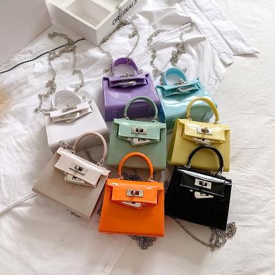 China Others 2023 New design toddler girl silicone purse mini kids purses cute luxury bags jelly kids designer inspired purses for sale