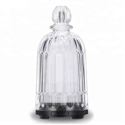 China Color Changing LED Light Empty Plug In Glass Hotel Series 3d Professional Essential Oil Aroma Therapy Led Diffuser Scent for sale