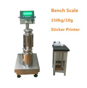 China WF4050 Balanza de plataforma 150kg/10g 50g INDUSTRIAL de acero inoxidable Banco de pesas Balanza 40*50CM Banco de pesas 220VAC con dispaly en venta