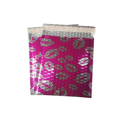 China Customize Color Poly Metallic Bubble Padded Foil Postage Bag for sale