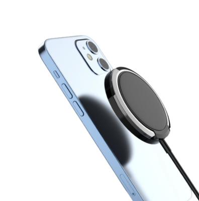 China New Product High Speed QI 15W Fast Charging Portable Magnetic Wireless Charger For Mobile Phone Car Charger Small Size Long Distance for sale