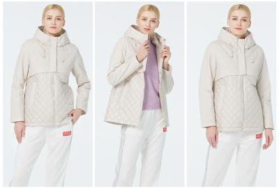 China White Women Autumn Coat Standard Size 42 - Size 45 Ladies Spring Coats for sale