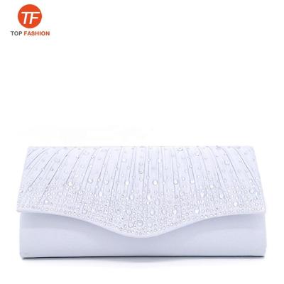 China 2019 Wholesale Sparkle Women Even Envelope Crystal Rhinestone Clutch Purse Handbag For Party From Factory for sale