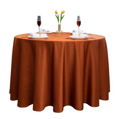 China Other high-grade hotel restaurant banquet cloth table cloth wholesale hotel factory round polyester tablecloth for sale