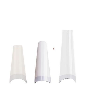 China French Coffin Press Nails Full Coverage V Shape Artificial Fake Nails Tips for sale