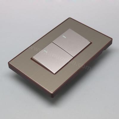 China Stainless Steel Ethiopia Us Standard Electrical Equipment Socket Soket Switch for sale